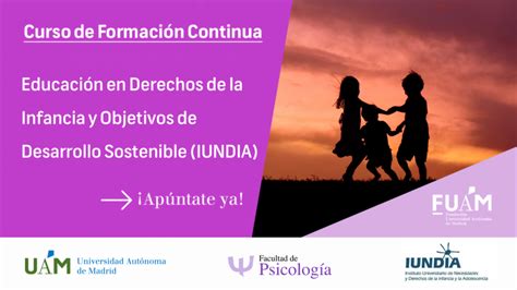 Curso Educaci N En Derechos De La Infancia Y Objetivos De Desarrollo