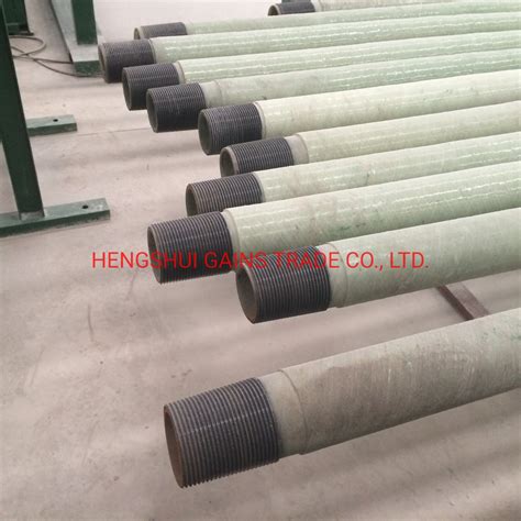 Anhydride Cured Epoxy Resin Fiberglass Pipe With Screw Threaded Joint Gre Pipe And Gre Tube