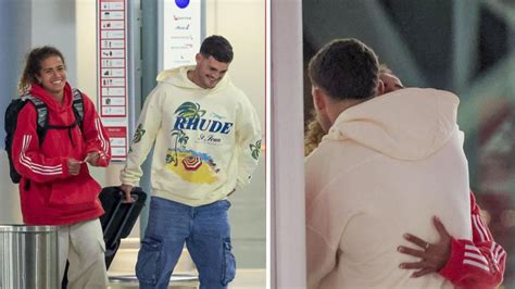 Nathan Cleary And Mary Fowler Snapped In Bittersweet Airport Farewell