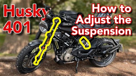 30 How To Adjust The Suspension Svartpilen 401 YouTube