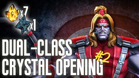 7x Dual Class Six Star Crystal Opening Can We Pull Omega Red Marvel Contest Of Champions