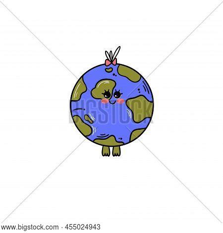 Planet Earth Drawing Vector & Photo (Free Trial) | Bigstock