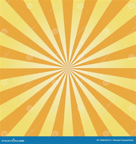 Fundo C Mico Teste Padr O Amarelo Do Sunburst Sun Irradia O Contexto