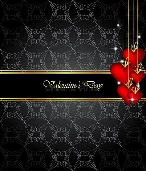 Elegant Valentine`s Day Background Stock Vector Illustration Of Celebration February 83414542