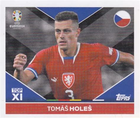 TOPPS STICKER FOOTBALL European Championship Euro 2024 No CZE TOP 1