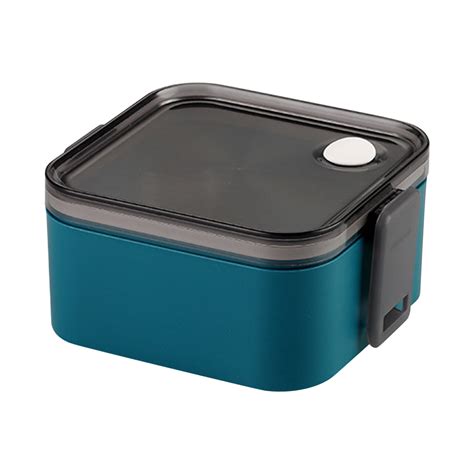 Bento Box Plastic Double Layer Lunch Box Microwave Oven Special Lunch