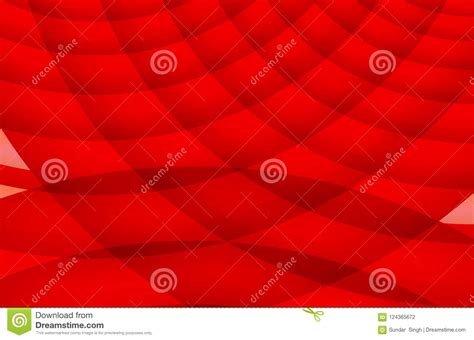 Abstract Vector Red Coloured Shaded Wavy Background With Bubbles