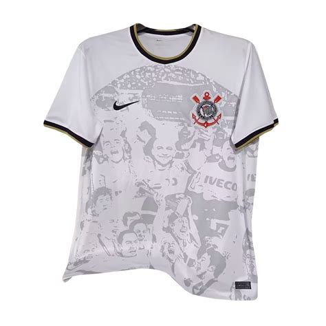 Corinthians Soccer Jersey Replica White Mens Special Edition