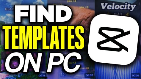 How To Find And Use Templates On Capcut Pc Youtube