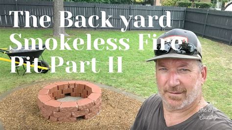 Back Yard Smokeless Fire Pit In The Hill Country Building A Smokeless