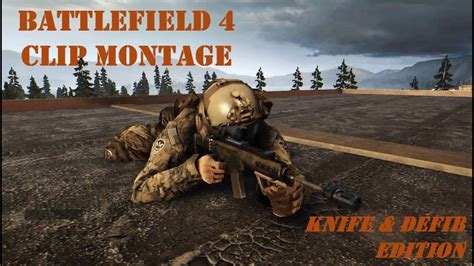 Battlefield Knife And Defib Montage Youtube