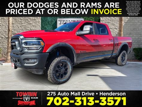 New 2024 RAM 2500 Power Wagon Crew Cab in Henderson #R36076 | Towbin Dodge