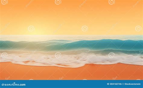 Blue Gradient Ocean Background Stock Illustration - Illustration of horizon, vacation: 304160746