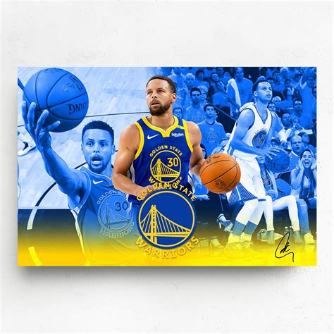 Canvas - Steph Curry GSW Career H1 | Taylormade Memorabilia | Sports
