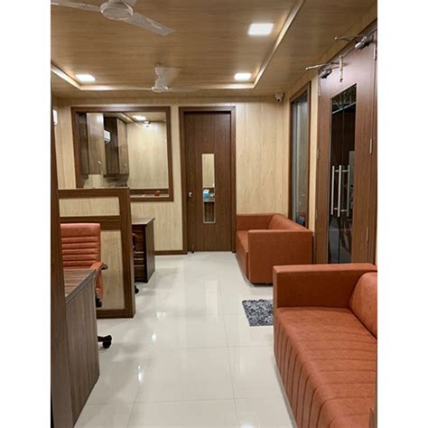 Brown Portable Office Cabin With Furniture at Best Price in Thane ...