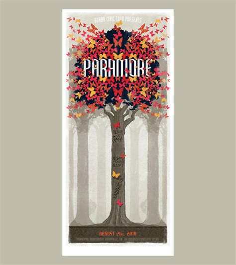 Paramore Concert Poster - Dig My Chili