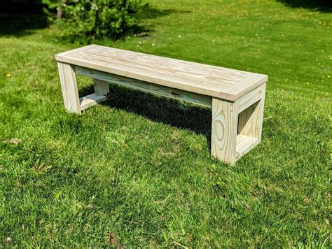 Easy DIY Patio Bench Woodworking Plans - Etsy