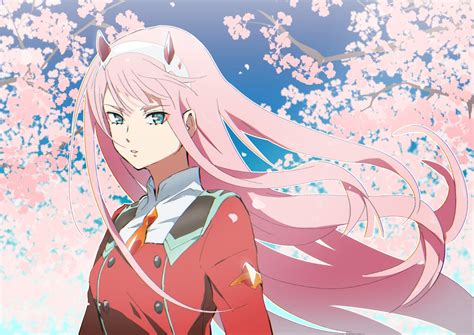 Download Zero Two Darling In The Franxx Anime Darling In The Franxx