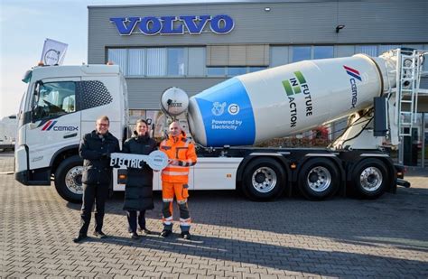 Volvo Entrega A Cemex El Primer Cami N Hormigonera El Ctrico Del Mundo