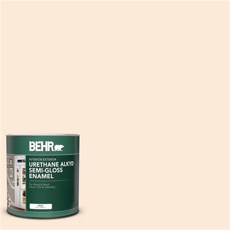 Behr Qt A Peach Fade Semi Gloss Enamel Urethane Alkyd Interior