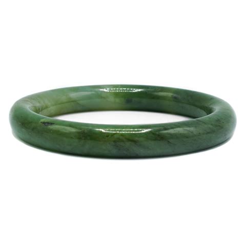 Nephrite Jade Bangle Colored Stone Bracelets Lumina