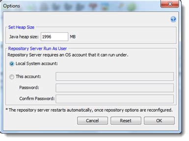 Setting Java Heap Size