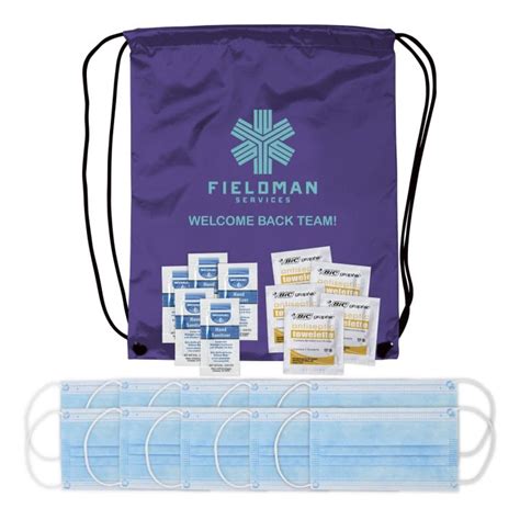 Personal Care Kit With Imprint Customized Personal Health Kits