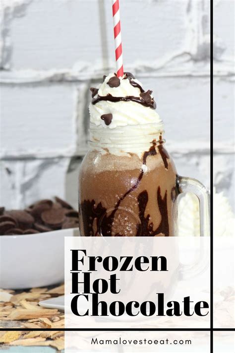 Dunkin Donuts Copy Cat Frozen Hot Chocolate Frozen Hot Chocolate Frozen Hot Chocolate Easy