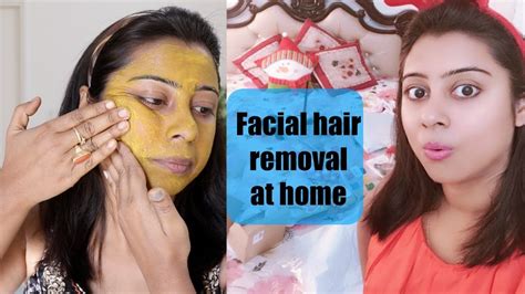 How To Remove Facial Hair At Home 100 Works Youtube