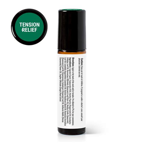 Tension Relief Essential Oil Blend Pre Diluted Roll On Plant Therapy