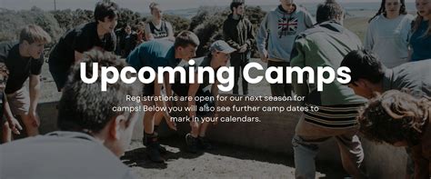 Upcoming Camps Cyc Waihola