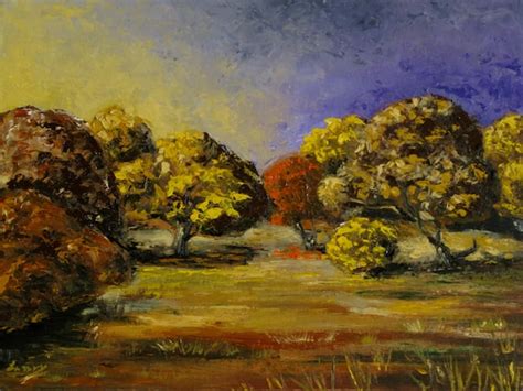 Autumn Oil Painting Landscape