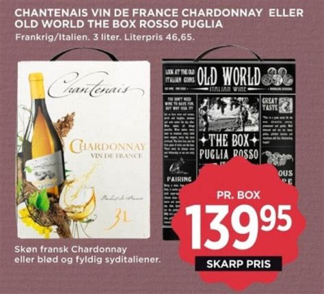 Chantenais Vin De France Chardonnay Eller Old World The Box Rosso