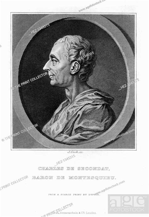 Charles De Secondat Baron De Montesquieu 1689 1755 Montesquieu