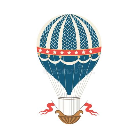 Vintage Hot Air Balloon Flags Stock Illustrations Vintage Hot Air