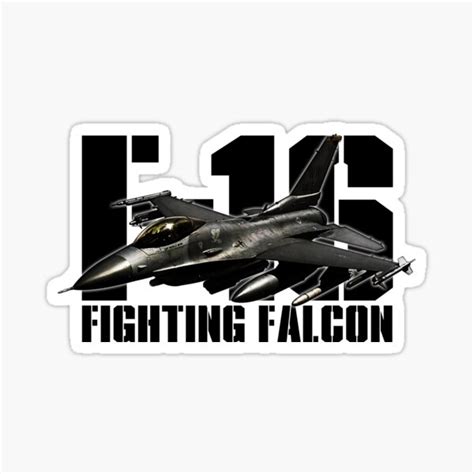 "F-16 Fighting Falcon" Sticker by deathdagger | Redbubble