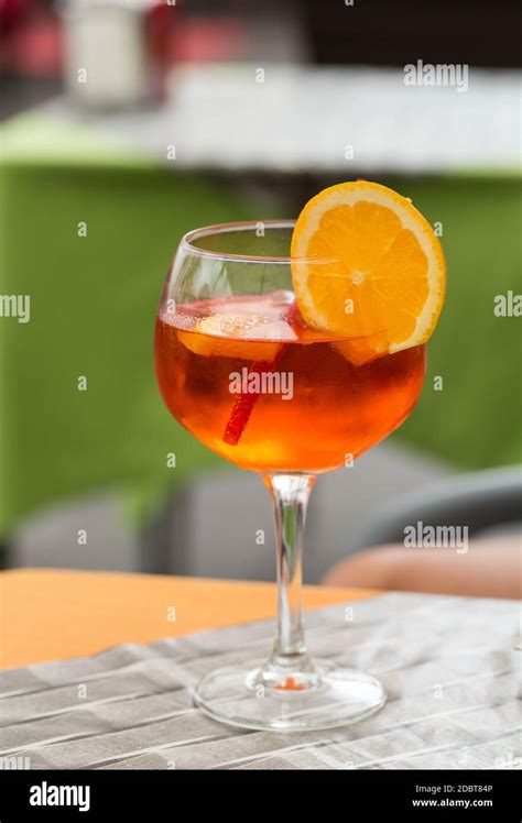 Traditional Spritz aperitif in a bar in Italy Stock Photo - Alamy