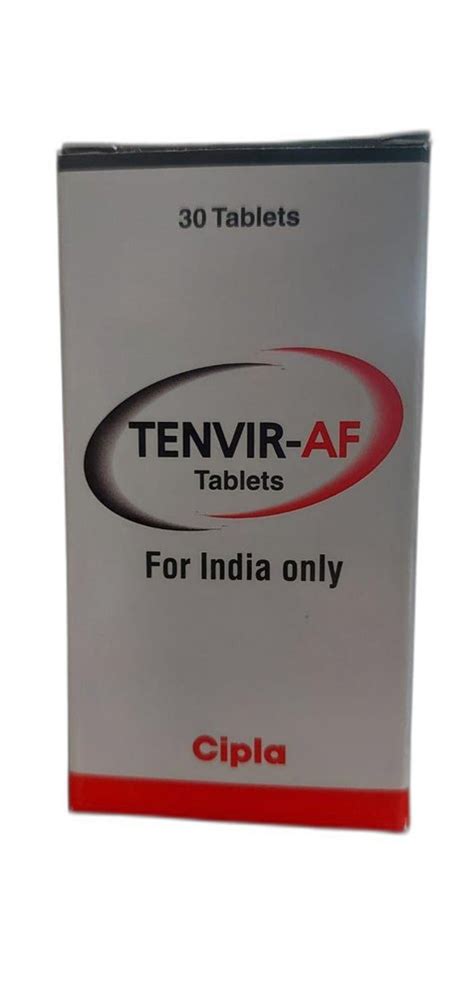 Tenofovir Alafenamide Mg Tenvir Af Tenofofvir Alafenamide Tablets