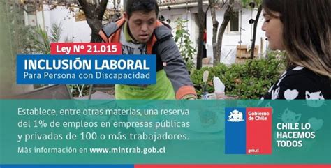 Ley de Inclusión Laboral para personas con discapacidad DE NORTE A SUR