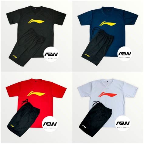 Jual Jersey Badminton Baju Bulutangkis Setelan Olahraga Pria Dan Wanita