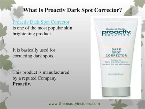 Does Proactiv Dark Spot Corrector Work Effectively For Brighter Skin?