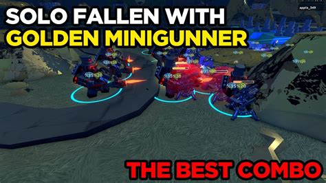 Solo Fallen With Reworked Minigunner Tower Defense Simualtor Youtube