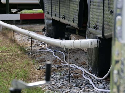 How to Build a Hard Pipe RV Sewer Line