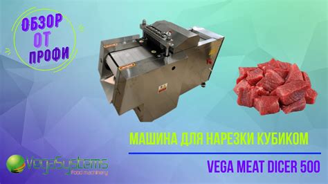 Машина для нарезки кубиками мяса, рыбы, курицы Vega Meat Dicer Н 500 ...