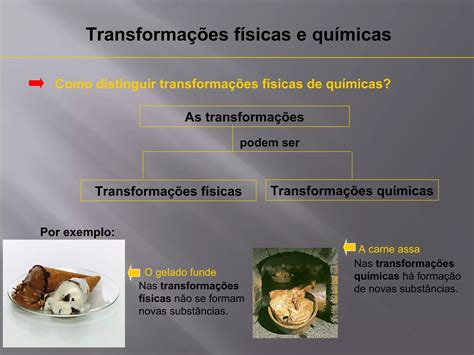 Transformações Quimicas E Fisicas Exemplos - 9