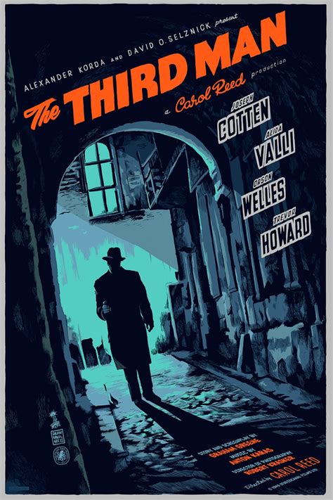 The Third Man Movie Poster From Nautilus Prints