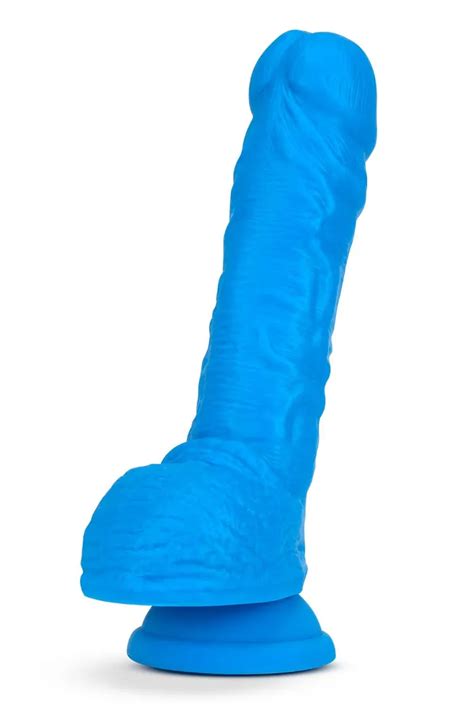 Dual Density Dildo Neon Blue Cm Eros Sex Shop