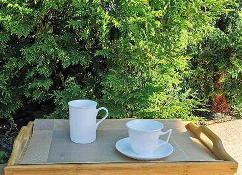 Бели чаши с чинийка костен порцелан