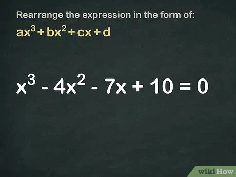 Cubic Formula Factoring