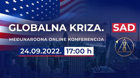 Globalna kriza SAD Međunarodna online konferencija 24 septembar